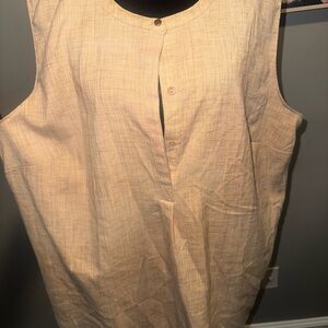 Liz Claiborne Tan Textured Top